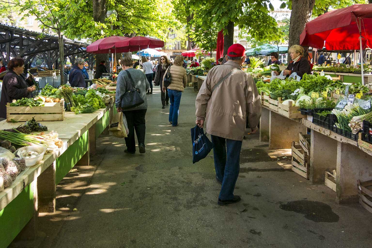food markets corfu